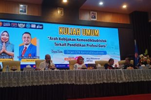 KULIAH TAMU DIRJEN GTK di Universitas Tadulako